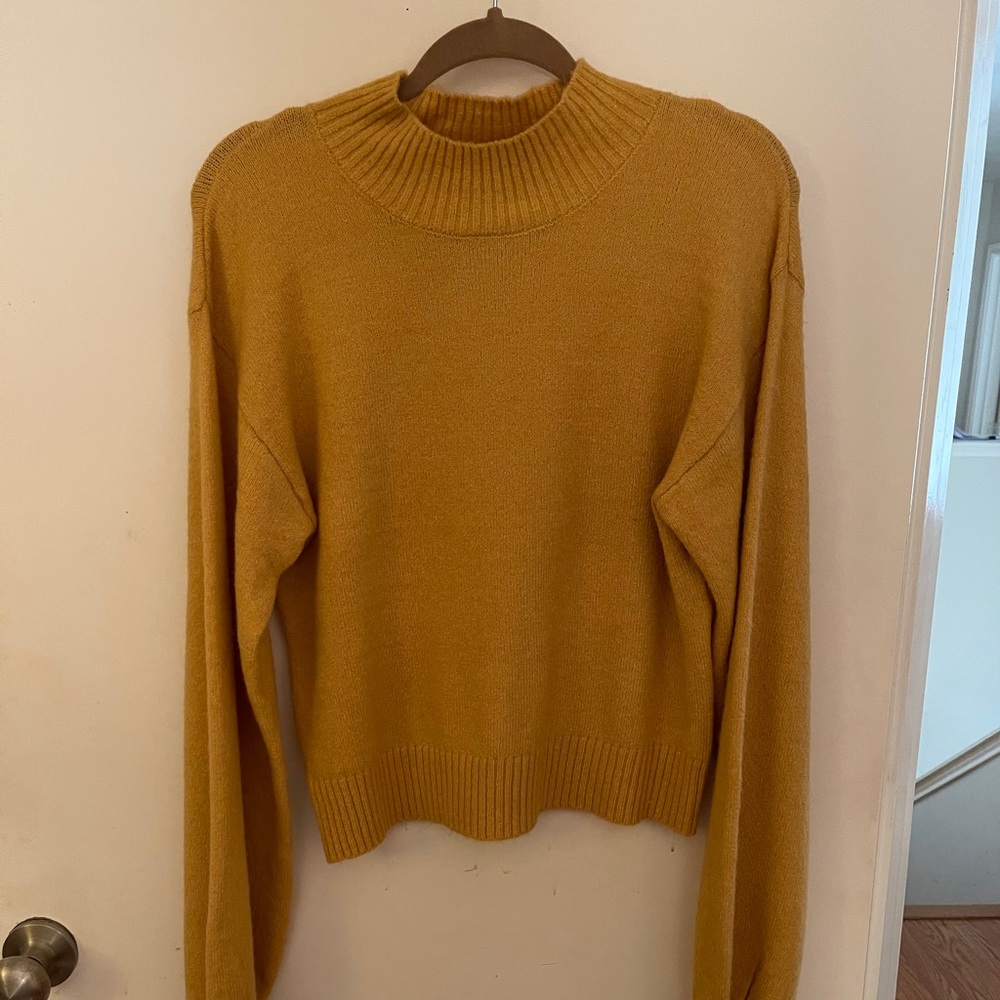 Long Sleeved Mustard Sweater